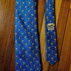 Vintage silk Hermes tie